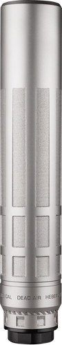 Dead Air Armament Nomax-33 Silencer * Multi-Caliber Titanium Suppressor with Xeno Mount, Silver Finish