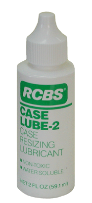 RCBS Case Lube-2 2 oz Bottle - Water Soluble and Non-Toxic Lubricant for Reloading