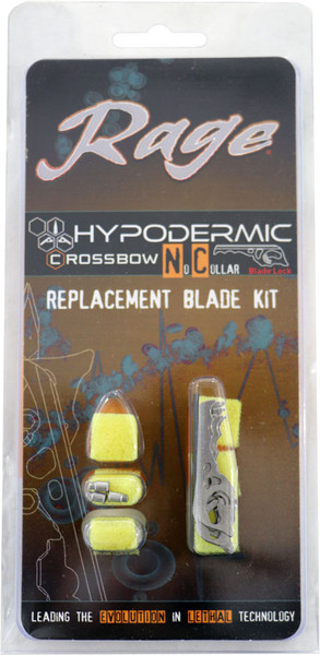 RAGE Replacement Blades - Stainless Steel Broadheads for Archery