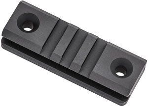 Accu-Tac PRM100 Picatinny Rail Mount - 2.5 Inch Overall Length, Flat Black Finish