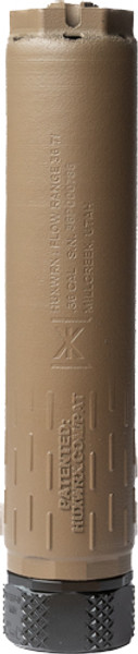 Huxwrx Safety Co. Flow Range 36 Titanium Suppressor * Multi-Caliber, Black Nitride Finish