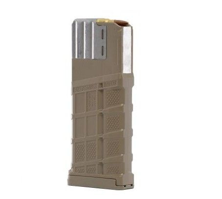 Lancer L7G225FDE SR-25 AR10 25-Round Flat Dark Earth Polymer Magazine