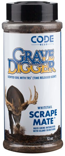 Code Blue Deer Lure Grave * 12 oz Soil-Impregnated Buck Urine Scent for Mock Scrapes and Deer Hunting