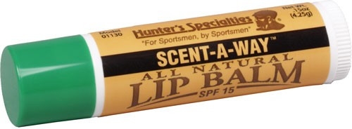 Hunters Specialties HS Lip Balm Scent-A-Way Max with SPF 30 - Soothes Chapped Lips and Provides Sun Protection