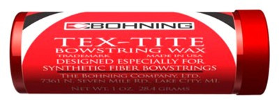 Bohning Bowstring Wax - Natural Based Waterproof and Odorless Bow Maintenance Wax, Part Number 1306