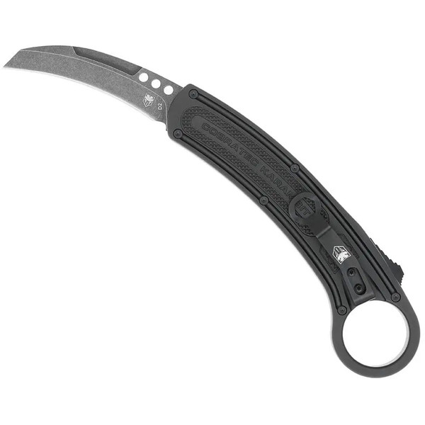 CobraTec CTBK-RH Karambit Knife with Black Blade and Anodized Aluminum Handle