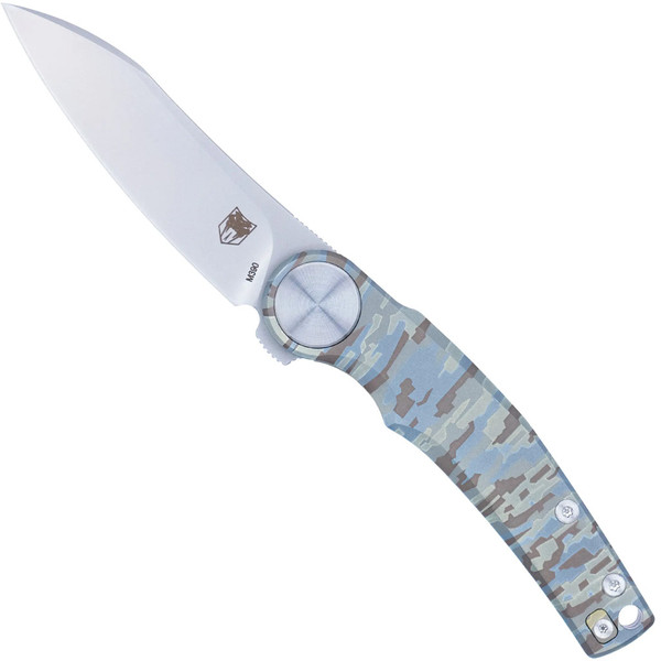 CobraTec Rogue M390 Clip Point Folding Knife with Digital Camo Handle