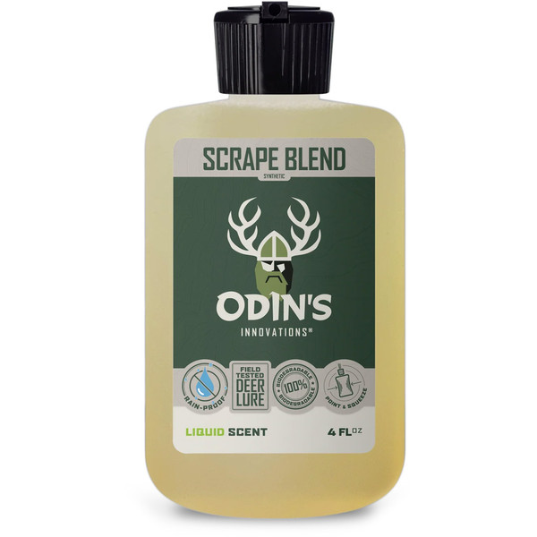Odin's Innovations Scrape Blend Scent Liquid 4oz Bottle for Deer Hunting and Trail Camera Enhancement