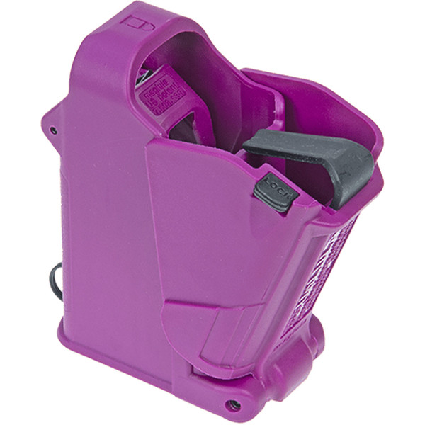 Maglula UpLola Pistol Mag Loader Universal Purple * Efficient Magazine Loading for 9mm to .45 ACP