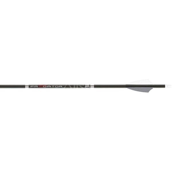 Carbon Express Predator AIR Arrows 400 (6 Pack) * Precision Carbon Arrow for Hunting and Target Practice