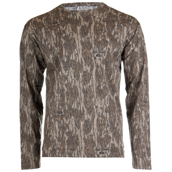 Habit Bear Cave Camo Long Sleeve T-Shirt in Mossy Oak Bottomland * 2XL