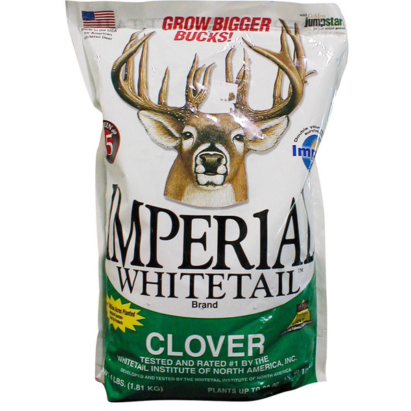 Whitetail Institute Imperial Seed Whitetail Clover * 4 lb for Half Acre