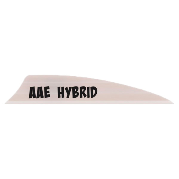 AAE Hybrid 2.0 Shield Cut Vanes Gray * 50 Pack for Archery Fletching