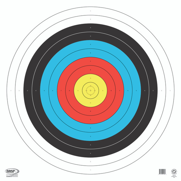 Maple Leaf Press NASP Target 80 cm. - 25 Pack for Archery Competition