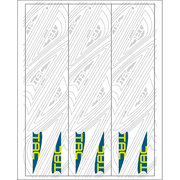 TAC Vanes Arrow Specific Wraps Size H 5.5 - White, Pack of 13