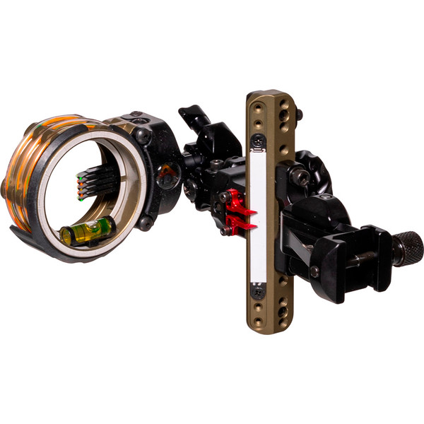 Axcel LANDSLYDE Picatinny Slider Sight Tac with AccuStat II Micro 5 Pin .019 for Tactical Bowhunting
