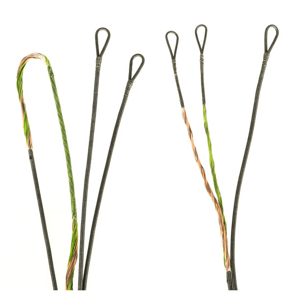 FirstString Premium String Kit for Mathews Creed XS - Green and Brown