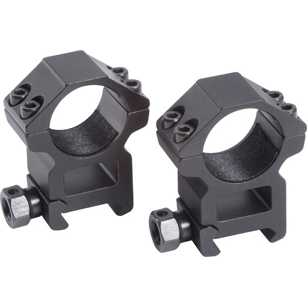 Traditions Tactical Rings Matte Black 30 mm High - Durable Mounting Solution for Rifles