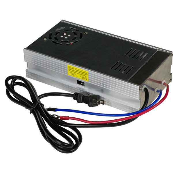 TactAir Spark Power Supply 12V with Pre-installed Ring Terminals and 5.5 ft Power Cord