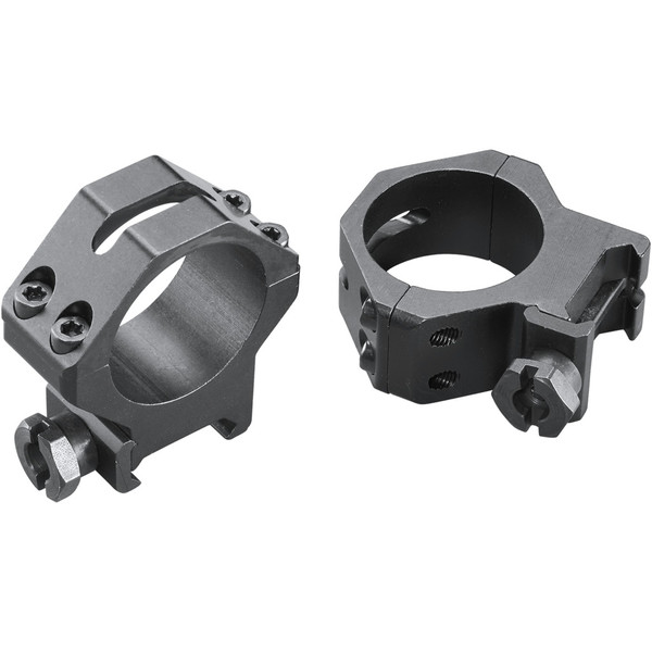 Weaver Classic 4-Hole Skeleton Rings 30mm Matte Black - Medium Clamshell Pack