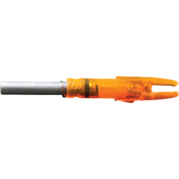 Lumenok Lighted Nocks HD Orange Gold Tip 3 Pack - Archery Lighted Nocks for Carbon & Aluminum Shafts