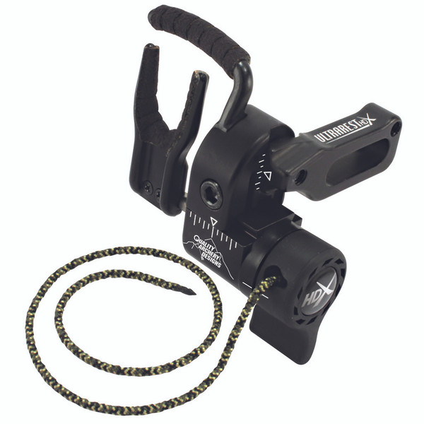 QAD UltraRest HDX Black Left Hand Bowrest for Archery