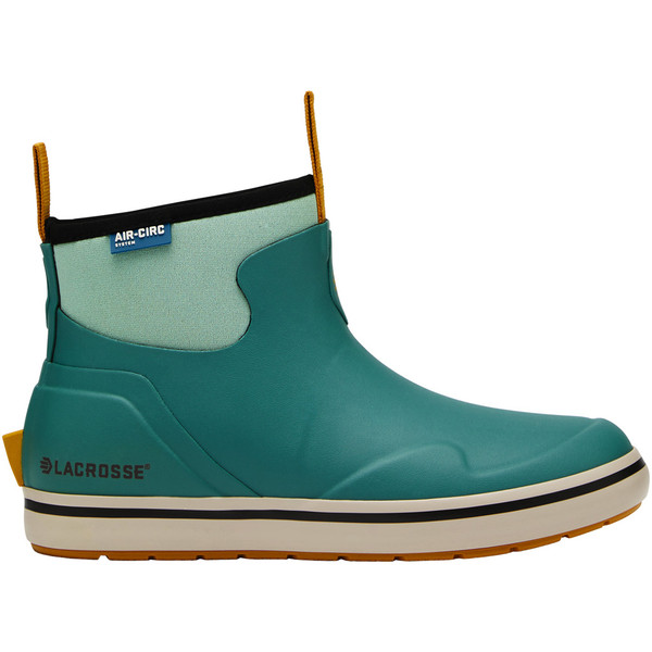 Lacrosse Women's Alpha Deck Boot Sagebrush Size 7 * Waterproof Slip-On Rubber Boot with Air-Circ Liner System