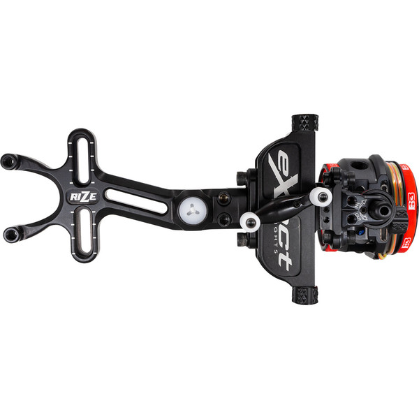 B3 RiZe Hunter Sight 4 Pin .019 Inch Right Hand * Precision Bow Sight with Tapped Mount and Dovetail Options