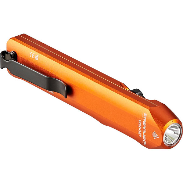 Streamlight WedgeXT 1000 Lumen Orange Flashlight with USB-C Rechargeable Battery and Cable