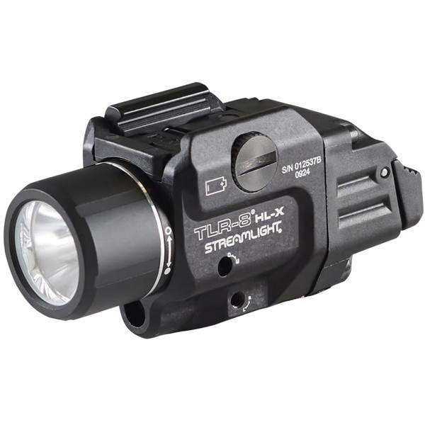 Streamlight TLR-8 HL-X USB System 1000 Lumen Tactical Flashlight with Red Laser, Battery, and Accessories