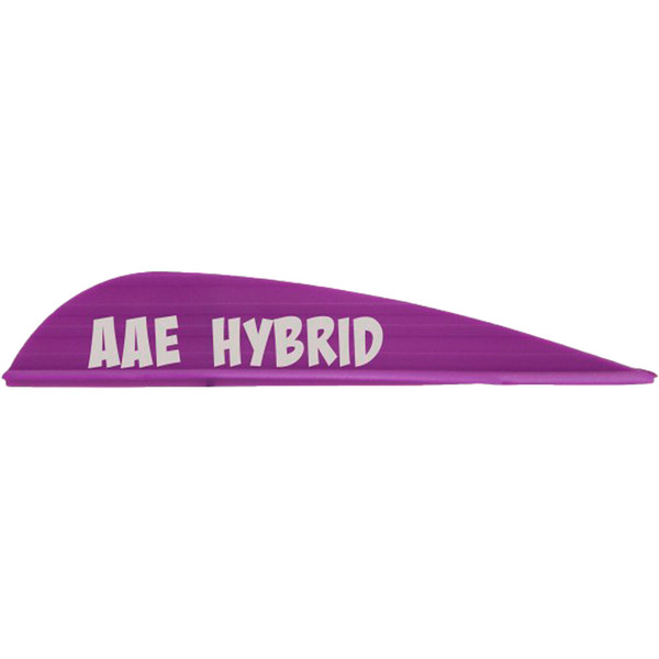 AAE Hybrid 26 Vanes in Purple * 50 Pack for Archery Stabilization and Accuracy