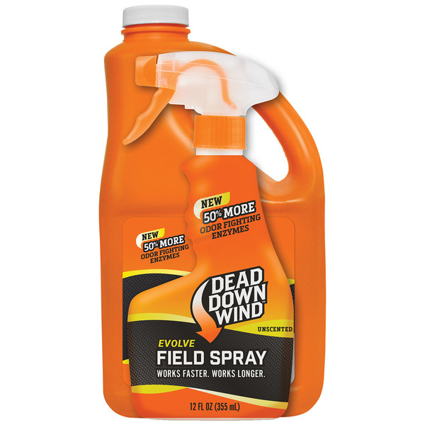 Dead Down Wind Field Spray 12 oz. with 64 oz. Refill * Odor Eliminator for Hunting Gear and Clothing
