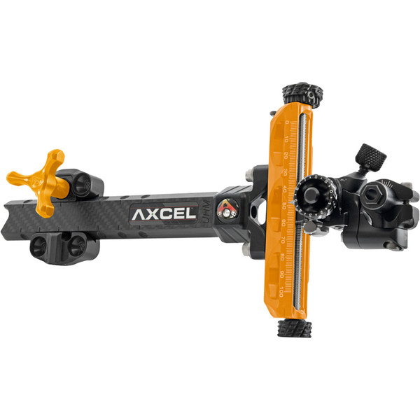 Axcel Achieve XP Compound Sight Orange/Black 9 Inch for Right Hand - Precision Bow Sight