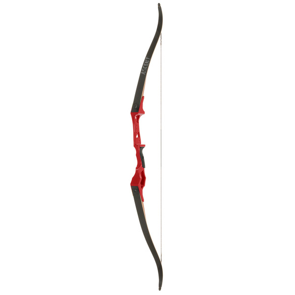 October Mountain Ascent Recurve Bow Red, 58 inches, 20 lbs., Right Hand