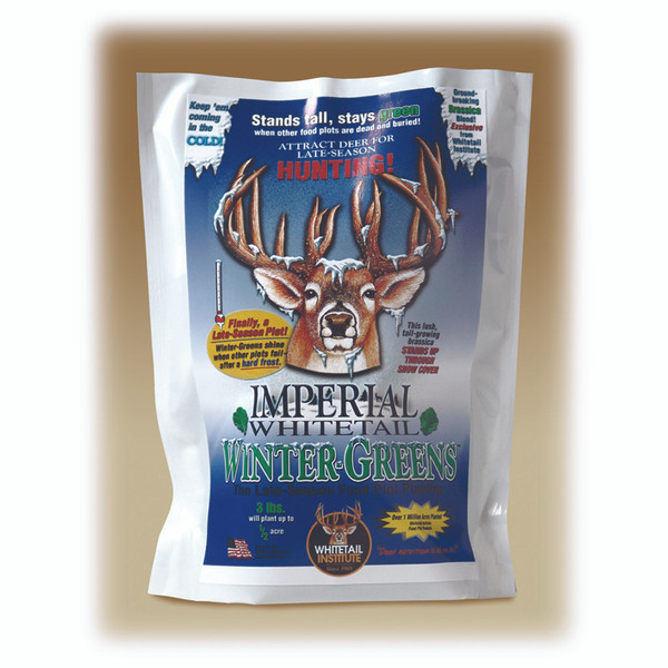 Whitetail Institute Wintergreens Seed 3 lb. - Ideal for Late-Season Food Plots