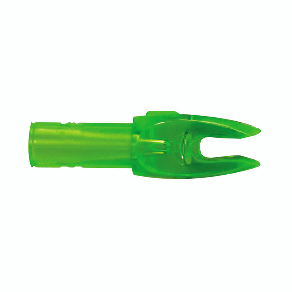 Easton 6mm H Nocks Green - Precision Molded Archery Nocks (12 Pack)