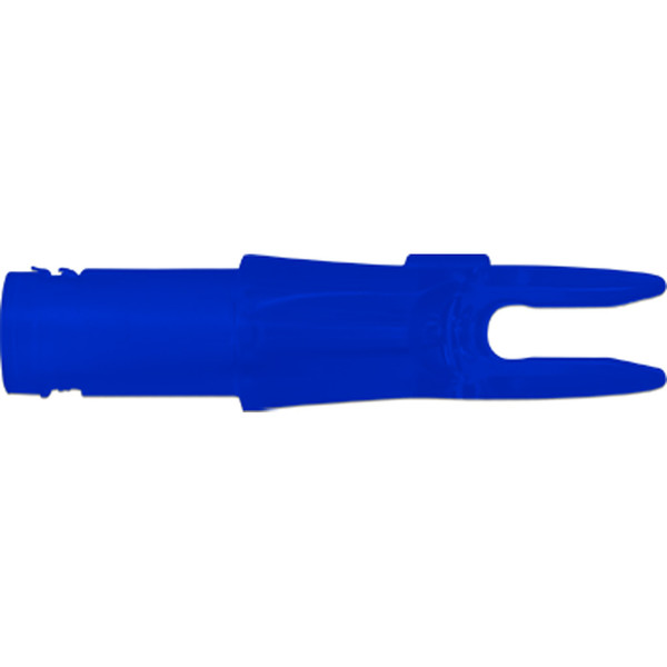 Easton 6.5mm Super 3D Nocks Blue * Precision Molded, Press Fit & Indexable Arrow Nocks (12 Pack)