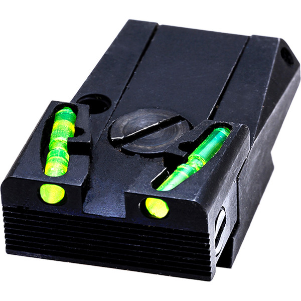 HiViz Top Gun Rear Sight for Ruger Mark I, II, III, and IV with Green and Red LitePipes