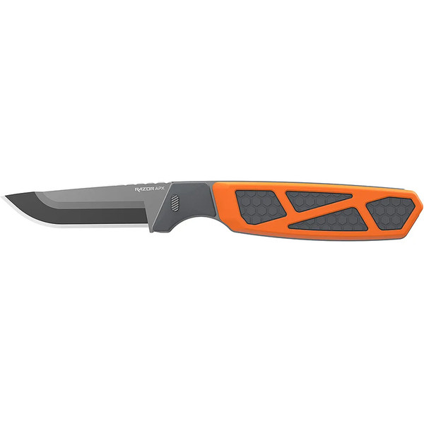 Outdoor Edge Razor Apx 3-Inch Orange/Gray Folding Knife with 7 Blades - Model APXS30-6C
