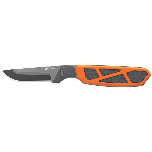 Outdoor Edge Razor Apx 2.5-inch Orange/Gray Folding Knife with 5 Blades - Part No. APX25-5C