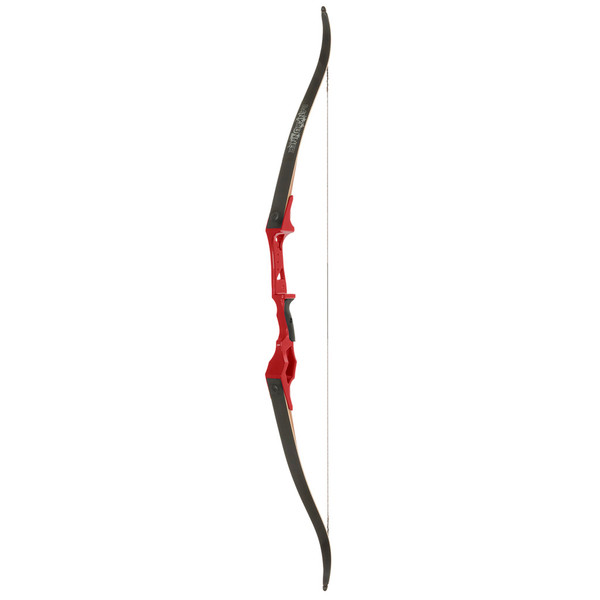 Fin-Finder Bank Runner Bowfishing Recurve Bow, 58 inches, 35 lbs, Right Hand, Red