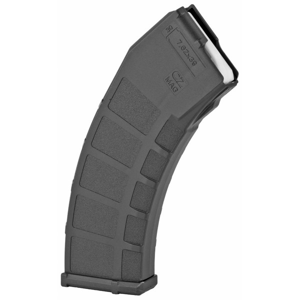CZ USA Part 11385 7.62x39mm Rifle Magazine with Window for Bren 2 * 30 Rounds, Black Polymer