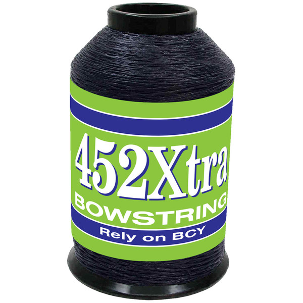 BCY 452Xtra Bowstring Material in Black - 1/4 Pound Spool for Compound Bows