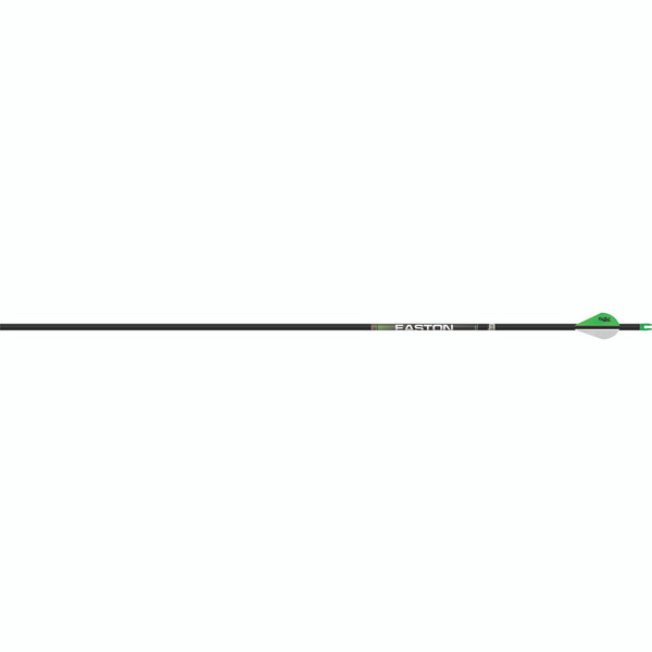 Easton 4mm Axis Long Range Arrows 400 - Pack of 6 with Blazer Vanes and Aluminum Point Outserts
