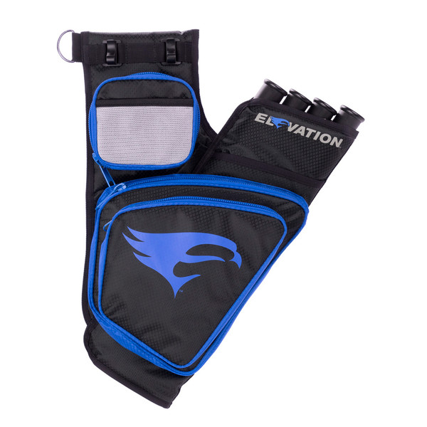 Elevation Transition Hip Quiver Black/Blue RH with Diamond-Lock Weave and Comfort-Tec Padding