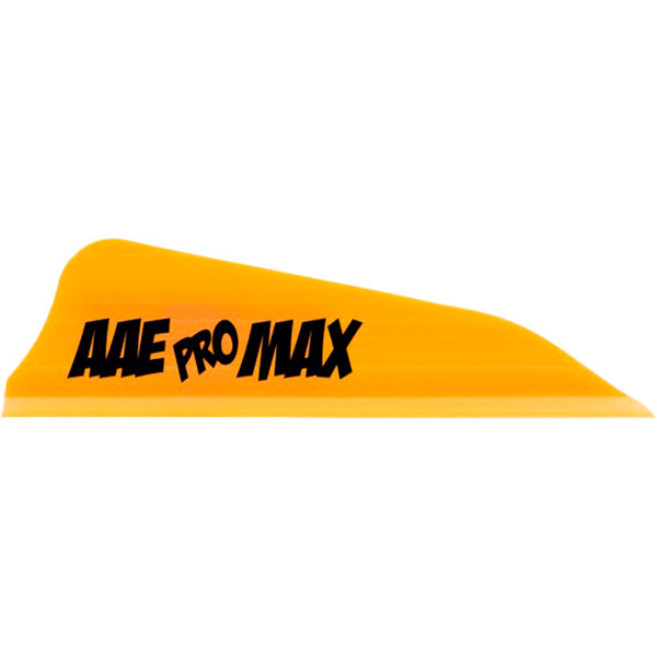 AAE Pro Max Vanes Sunset Gold 50 Pack - High-Profile Arrow Vanes for 3D and Mechanical Broadheads