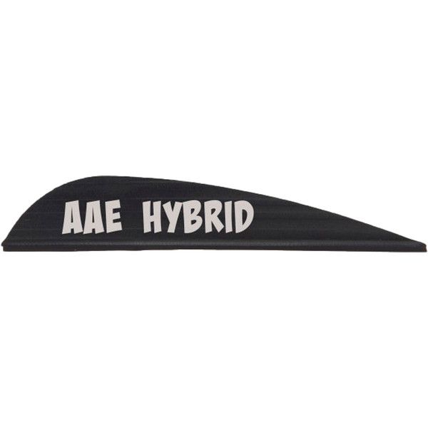 AAE Hybrid 26 Vanes Black, 50 Pack - Precision Archery Arrow Fletchings