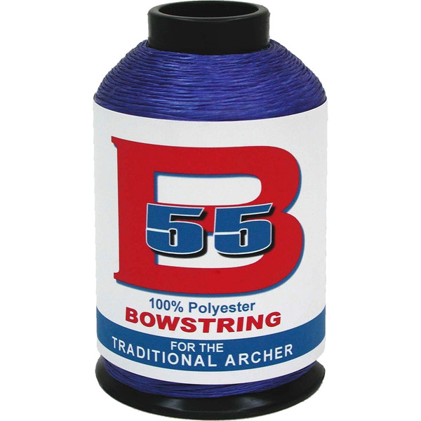 BCY B55 Bowstring Material in Royal Blue - 1/4 Pound Roll