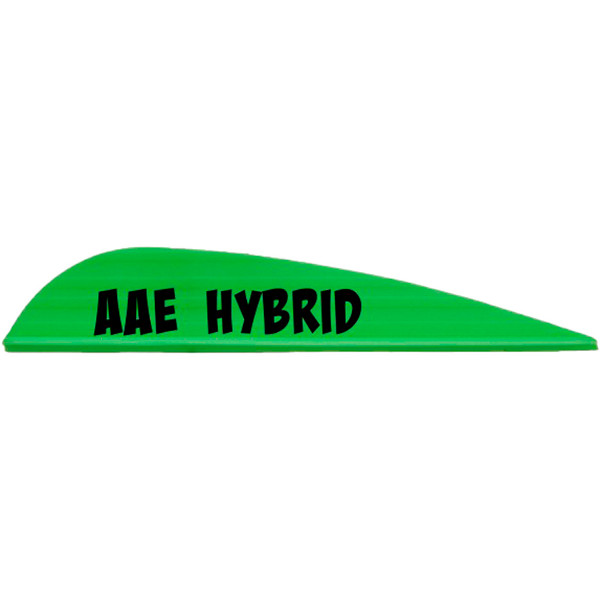 AAE Hybrid 26 Vanes Bright Green - 50 Pack for Archery Arrows
