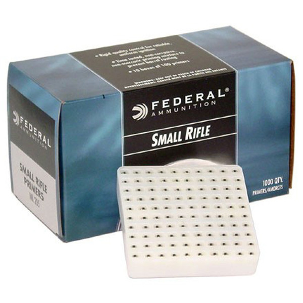Federal Small Rifle Primers - 1000 Count for Reliable Ignition